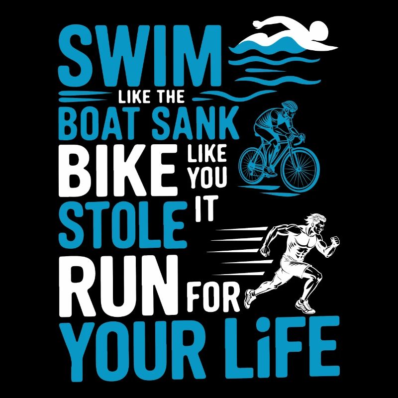 Triathlon-Anzug - Triathlet im Training