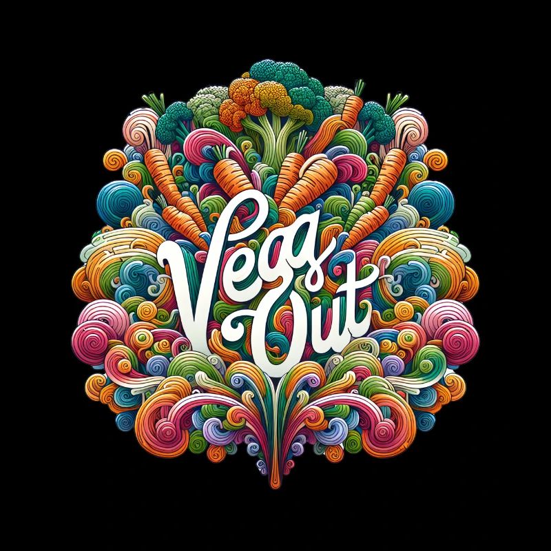 Psychedelic Vegetable Vegetarian Vegan Gift