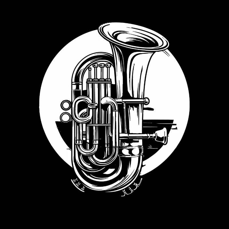 Tuba Drawing