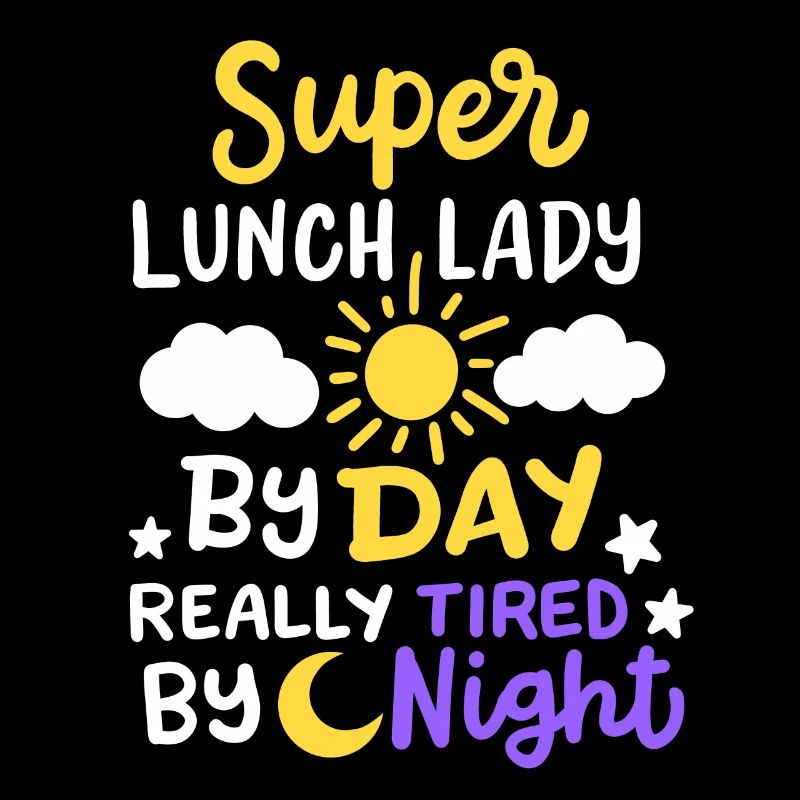 Mittagessen Dame Schule Cafeteria Arbeiter