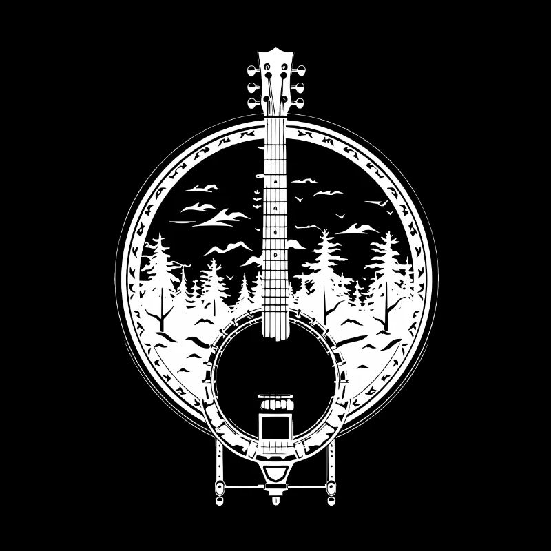 Dessin de banjo