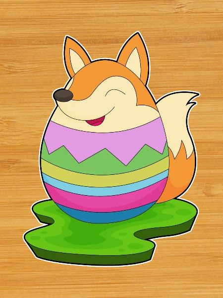 Fox Easter Easter Egg