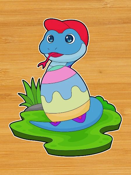 Snake Easter Easter Egg