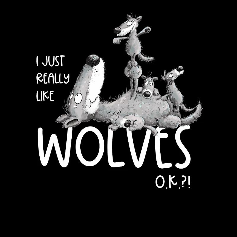 Funny Wolf Pack Family Like Wolves Saying