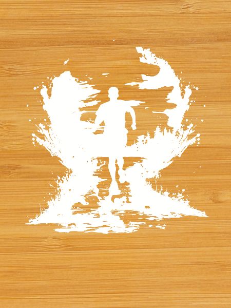 Dessin de garçon marathon