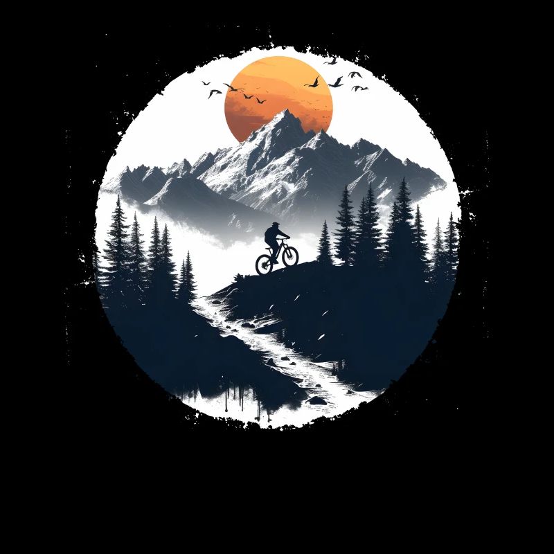 Cyclist Illustration