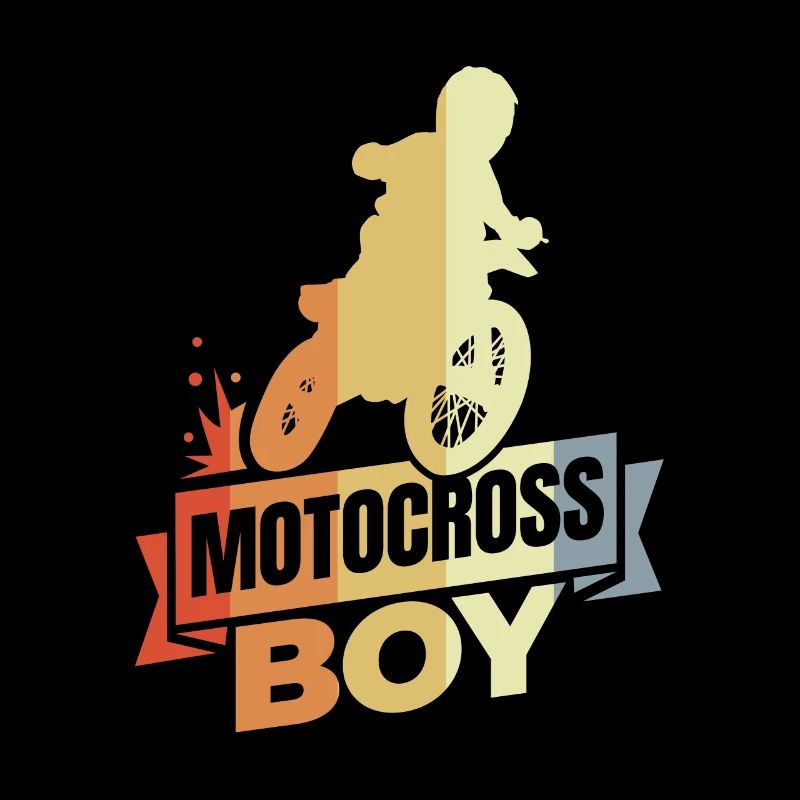 Petit pilote de motocross
