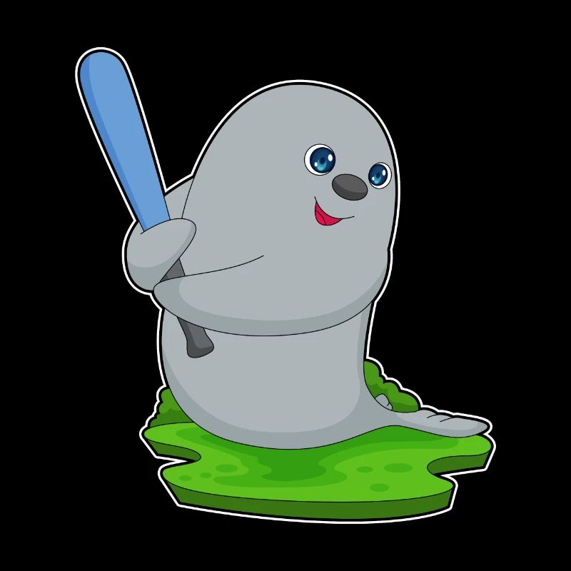 Seal Baseball Baseball Bat