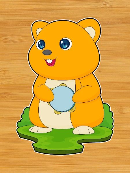 Hamster Musician Drum Music