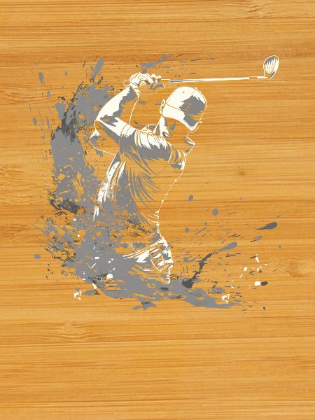 Dessin du golfeur
