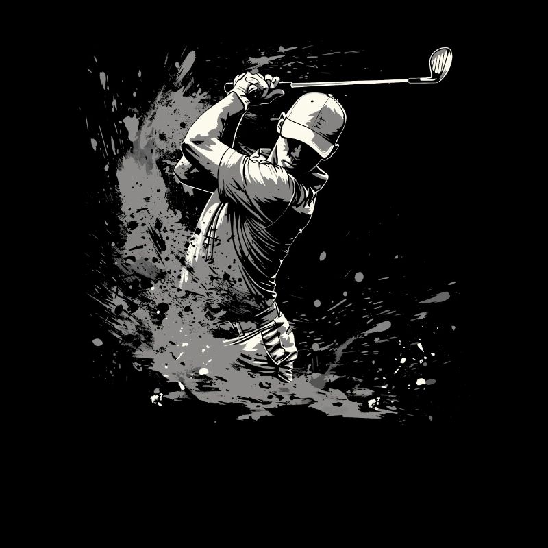 Golfer Zeichnung