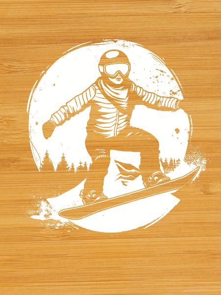 Snowboarder Drawing