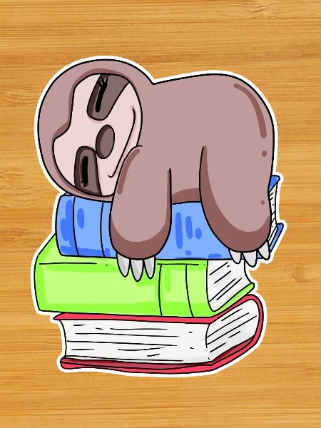 Faultier Buch Bücher Lesen
