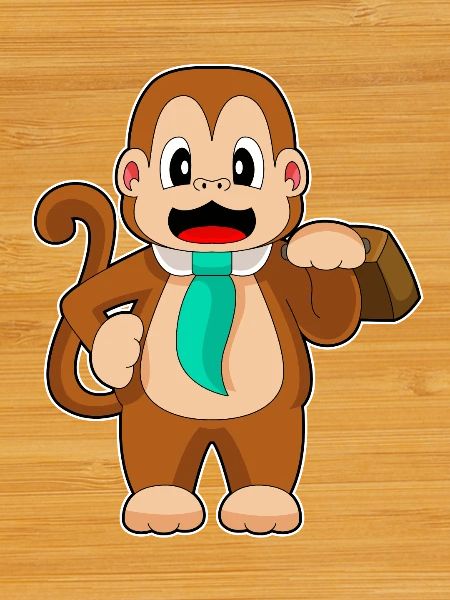 Monkey Entrepreneur Briefcase