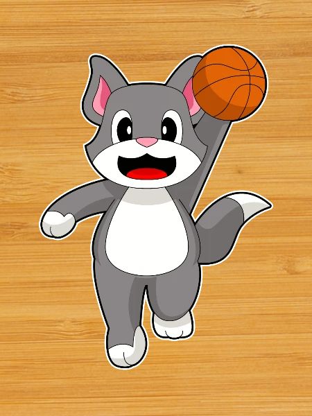 Chat Basketteur Basketteur