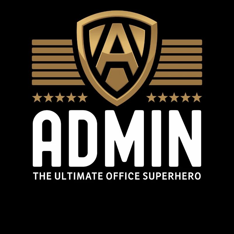 "Admin - The Ultimate Office Superhero" Büro Held