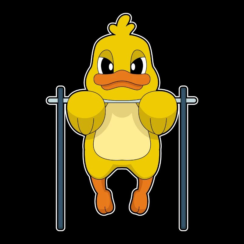 Duck Bodybuilder Pull-ups Bodybuilding