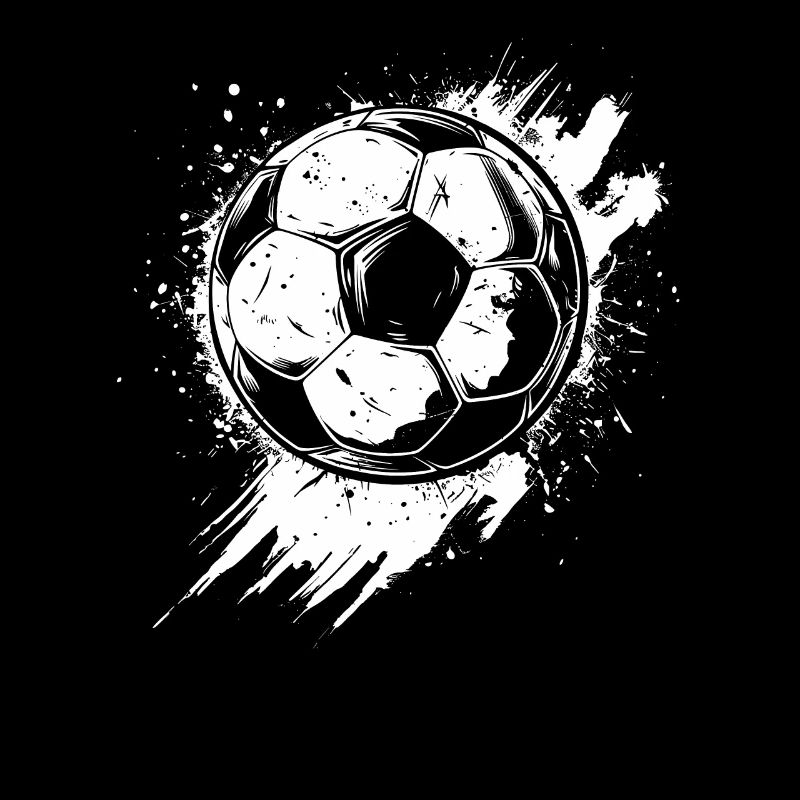 Fußball Graffiti