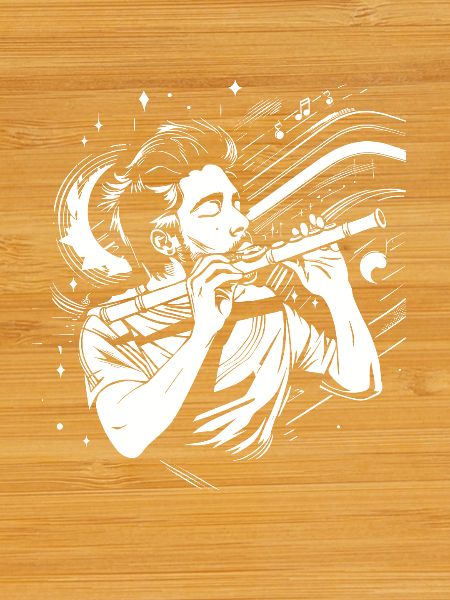 Flutist Drawing