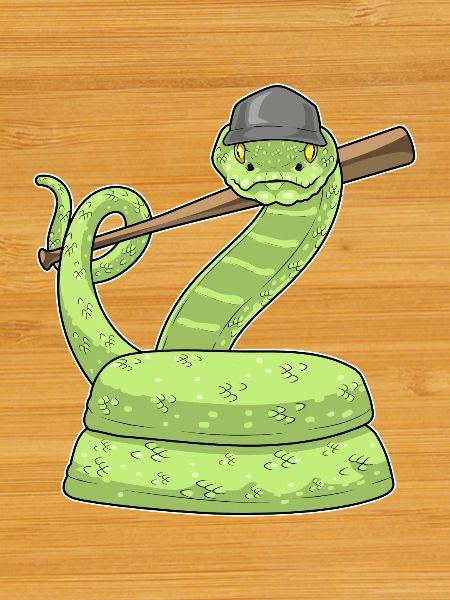 Snake Baseball Baseball Bat