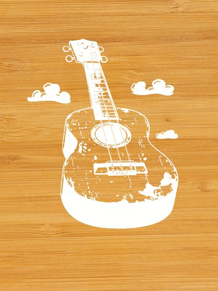 Ukulele Cartoon Look