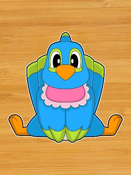 Parrot Baby Bib
