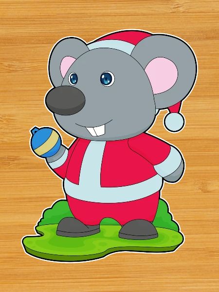 Mouse Christmas Christmas Ball