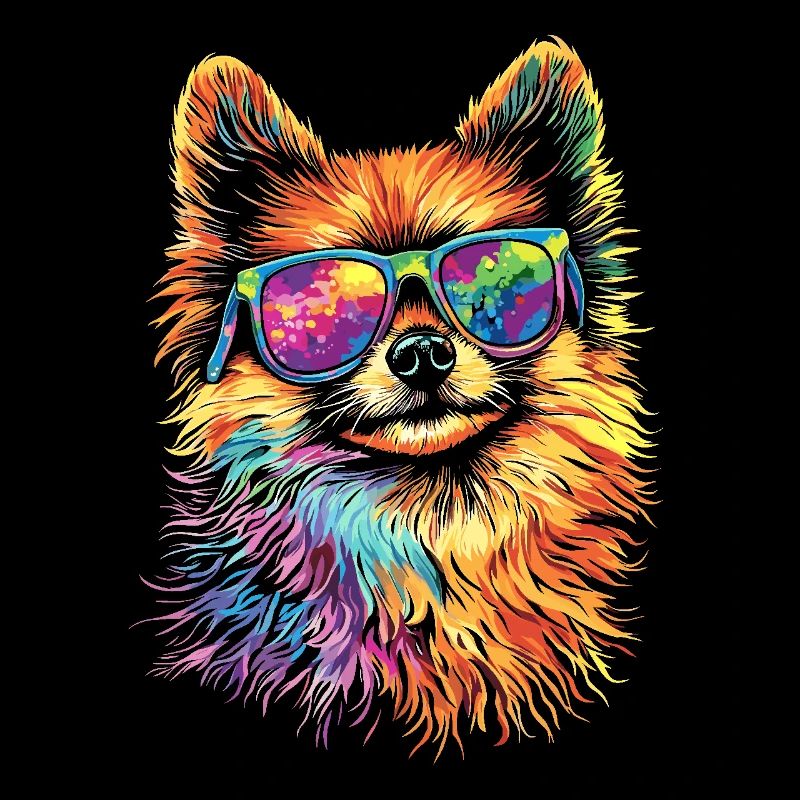 Zwergspitz Pommeraner Pom Süßer Deutscher Spitz