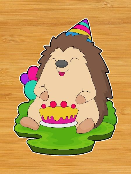 Gâteau d’anniversaire hérisson