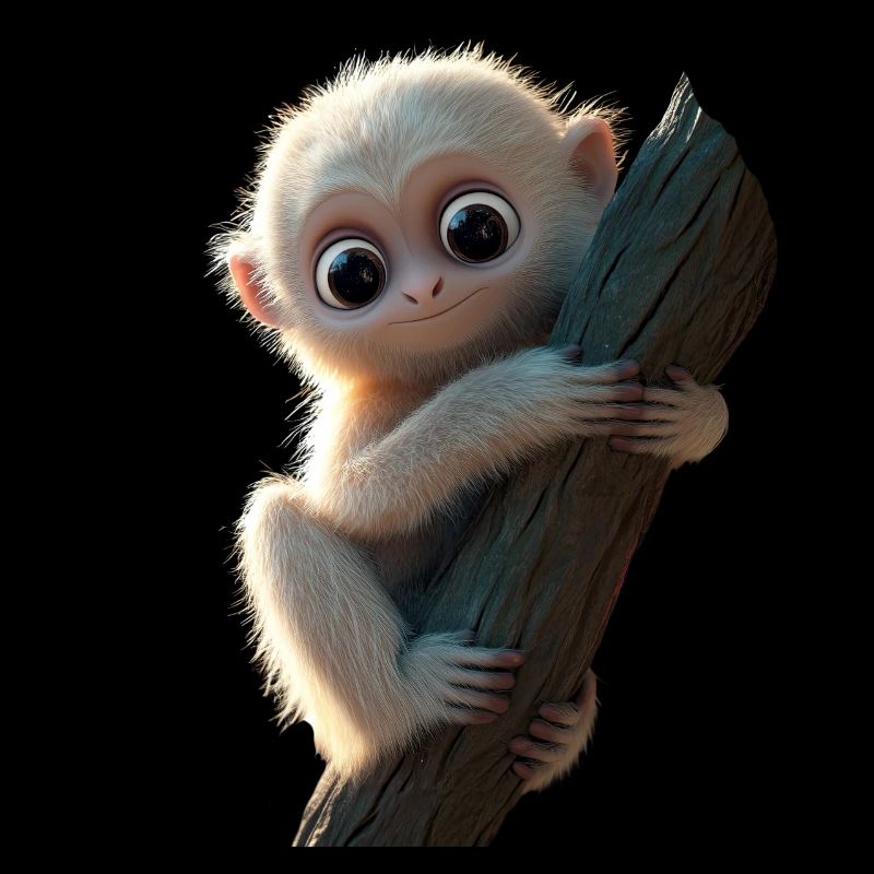 Gibbon Monkey Whitehand Gibbon Monkey Cute Lar Gibbons