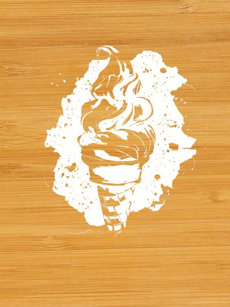 Graphique de crème glacée