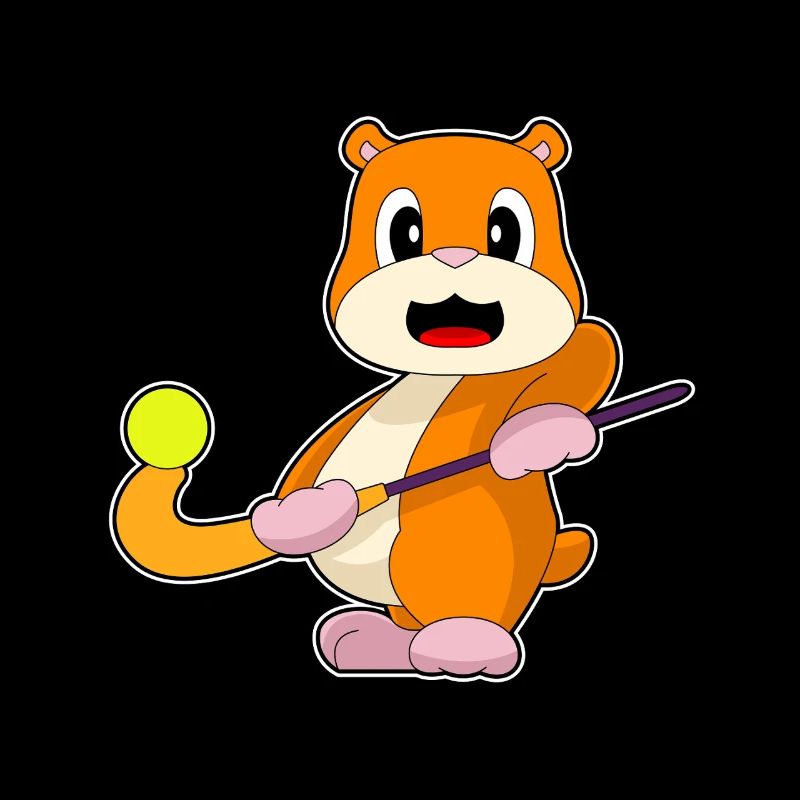 Hamster Feldhockey Hockeyschläger