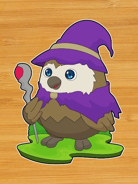 Hibou Halloween Sorcière