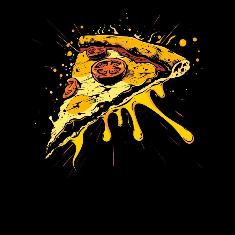 Pizzastück Grafik