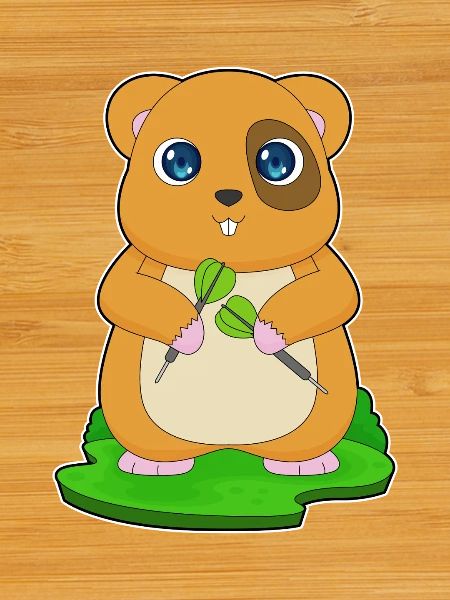 Hamster Dart Dartpfeil