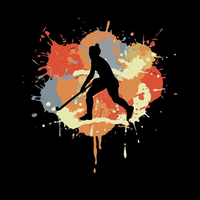 Hockey Player Drawing