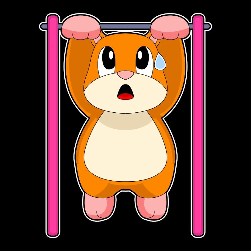 Hamster Bodybuilder Tractions Musculation