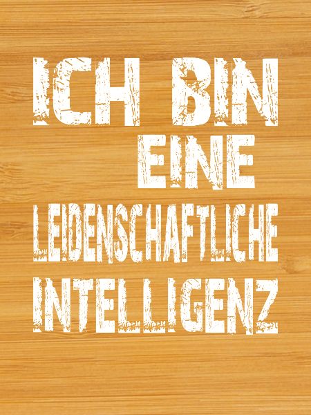 AI saying a passionate intelligence