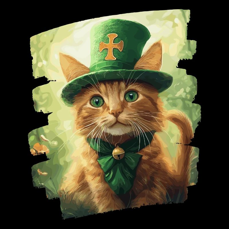 St Patricks day Katze