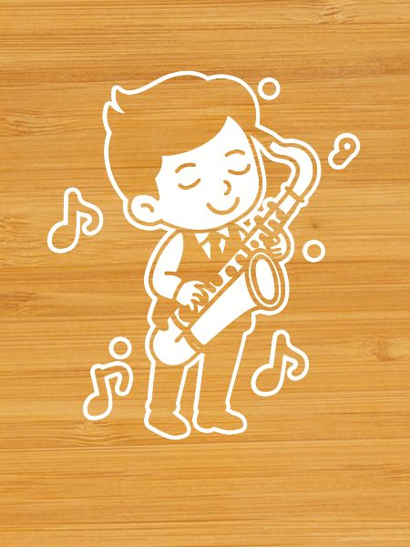 Saxophone Kid Sketch