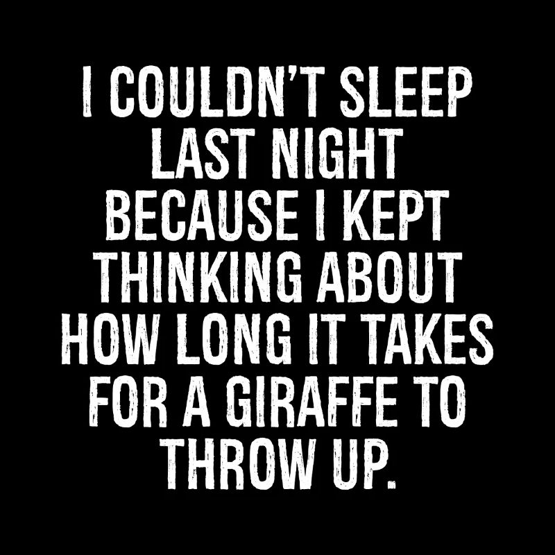 I couldn't sleep last night because I kept think