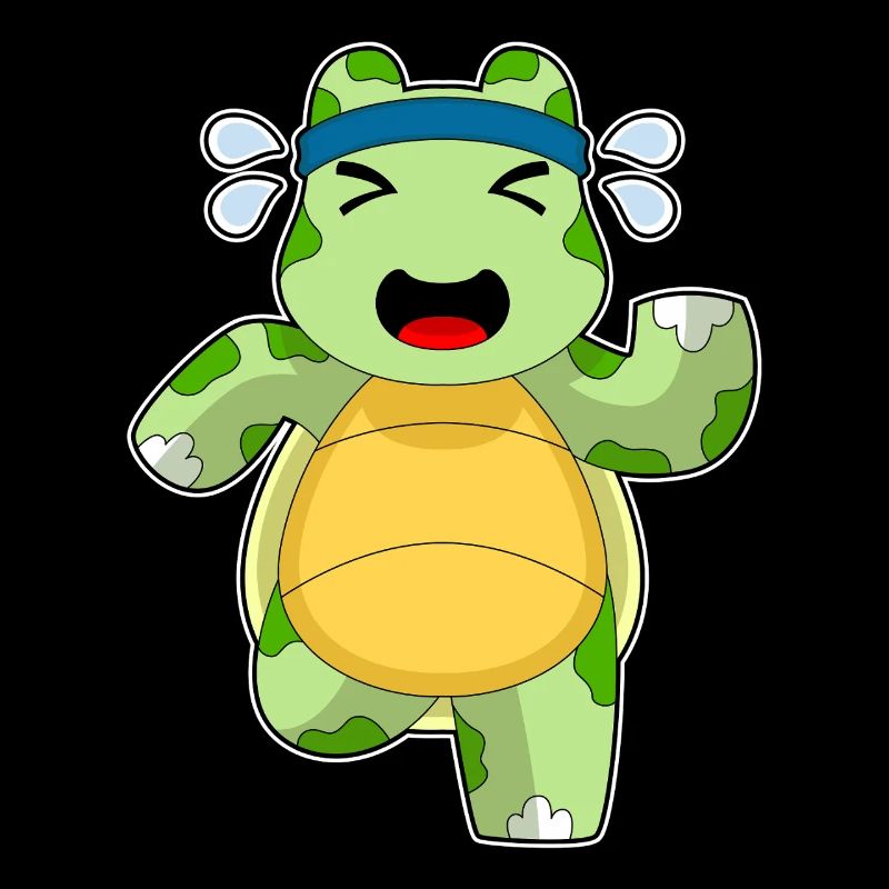 Turtle Jogger Jogging Sport