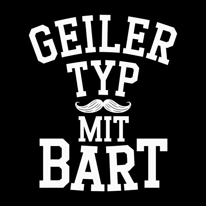 Geiler Typ Mit Bart Bartträger Barbier Vollbart