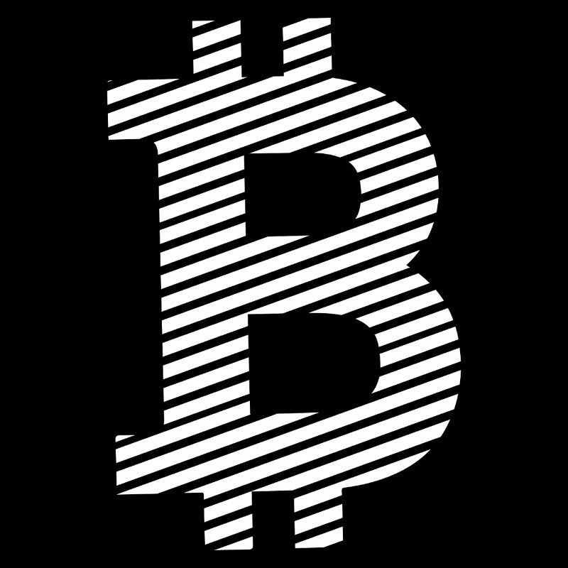 Symbole Bitcoin – Design minimal de crypto