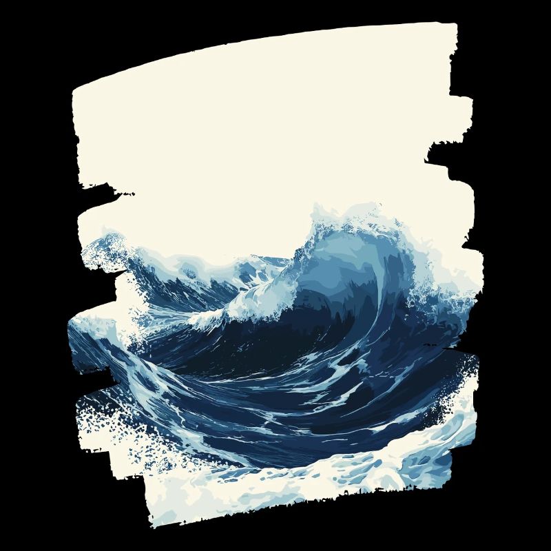 Les vagues et la mer