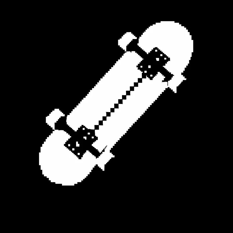 Skateboard Pixel Art