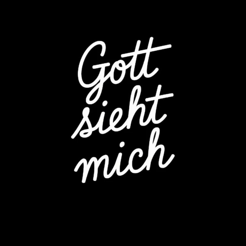 Gott sieht mich - Christliche Botschaft