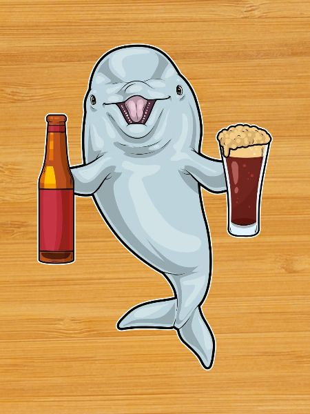 Bouteille de bière Dolphin