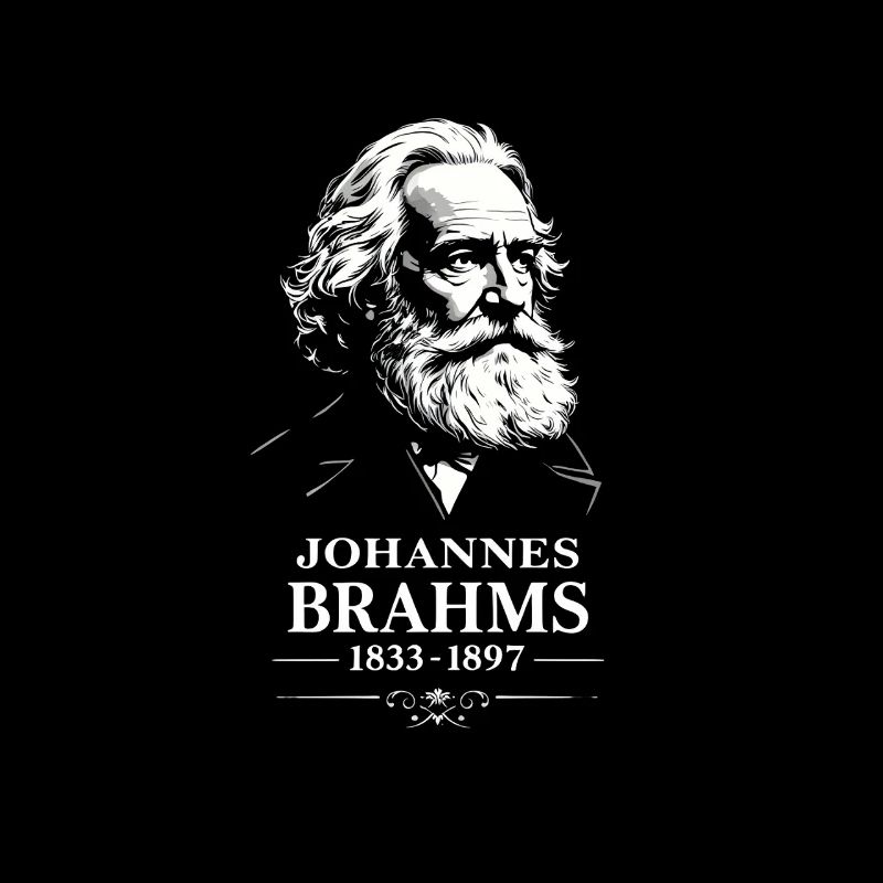Johannes Brahms, composer, conductor, pianist
