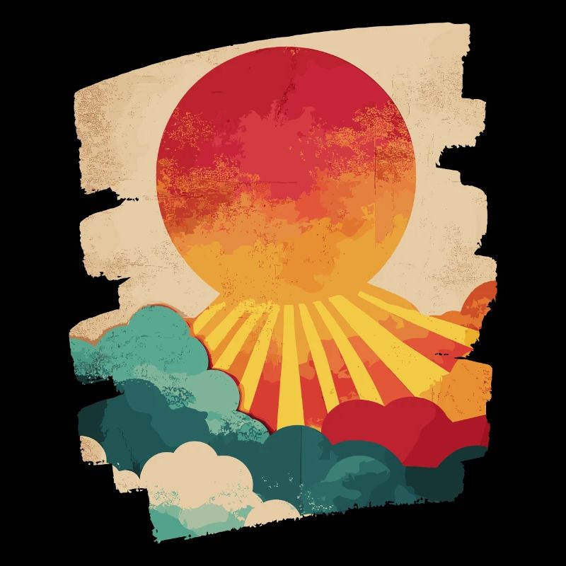 Summer Palm Tree Sunset